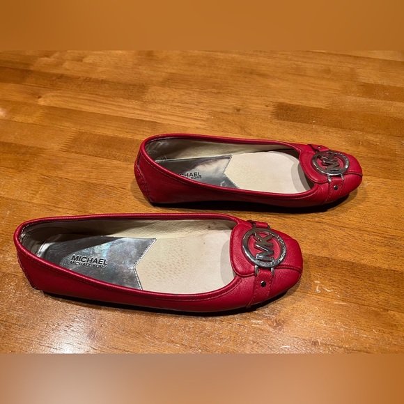 Michael Kors flats red 6.5 - Picture 2 of 6